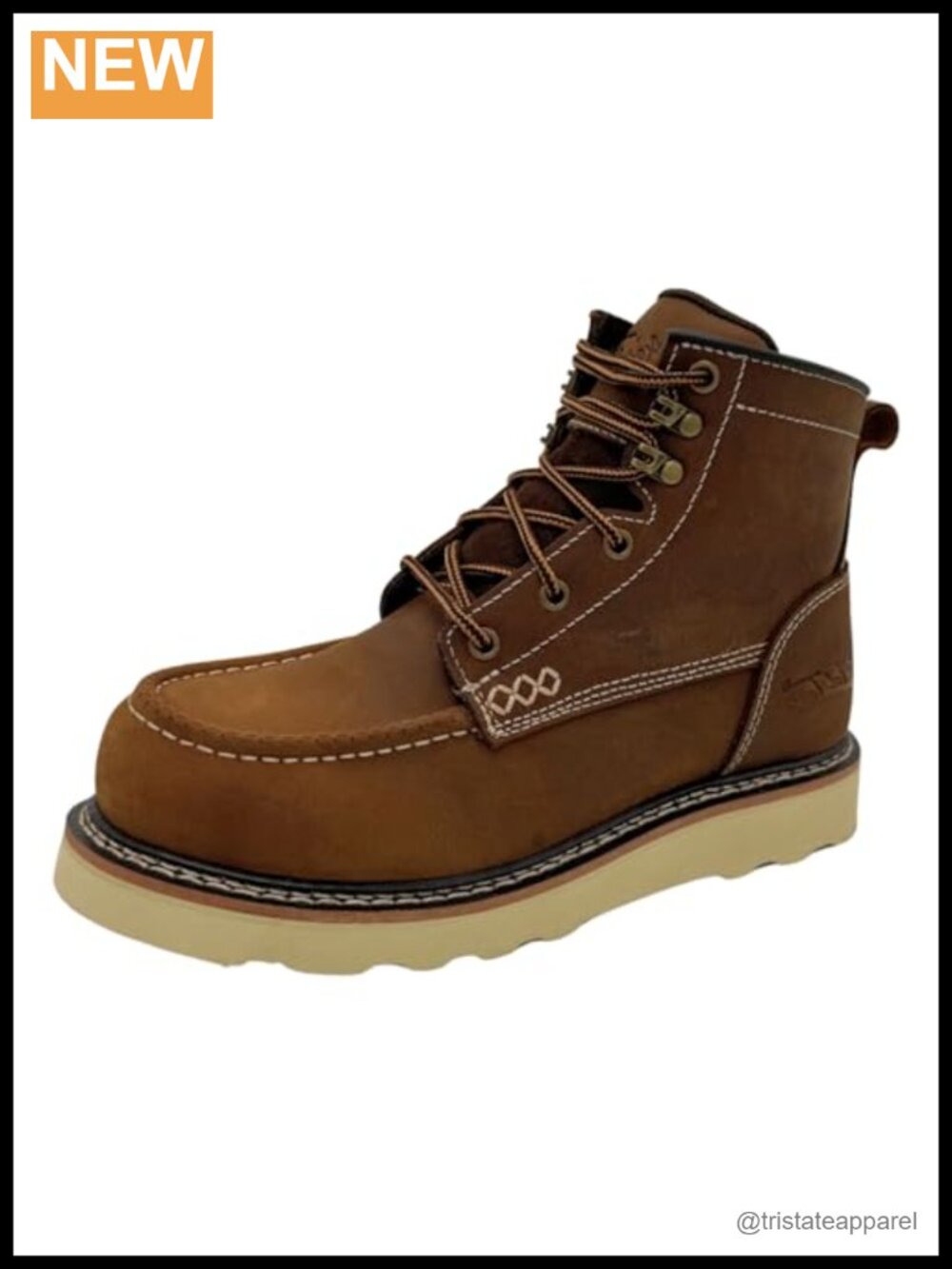 Women's Composite Toe Work Boots, Full-Grain Leather, Slip Resistant, Lace Up